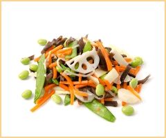 Salate und Gemüsemischungen
